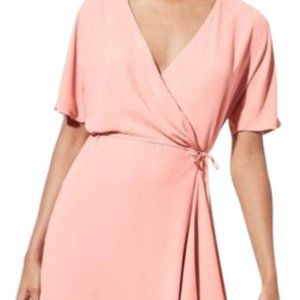 Aritzia Babaton Wallace Dress in Coral Beach